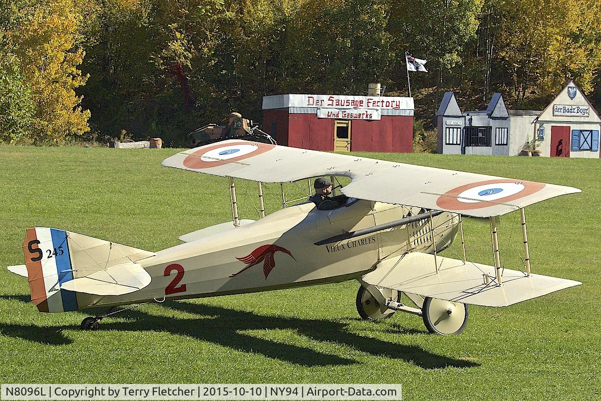 N8096L, 1999 SPAD S-VII Replica C/N 1999, Displayed at Old Rhinebeck Aerodrome in New York State