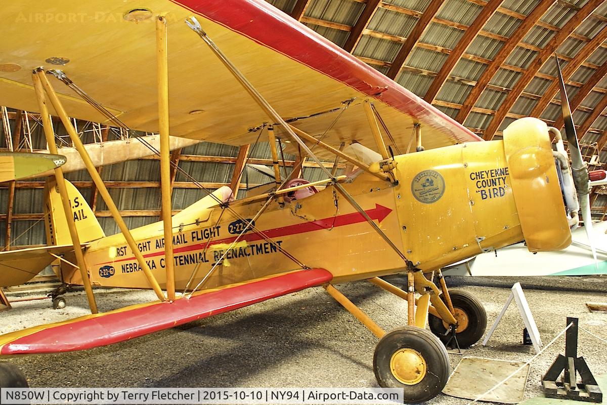 N850W, 1931 Bird CK C/N 4012, Displayed at Old Rhinebeck Aerodrome in New York State
