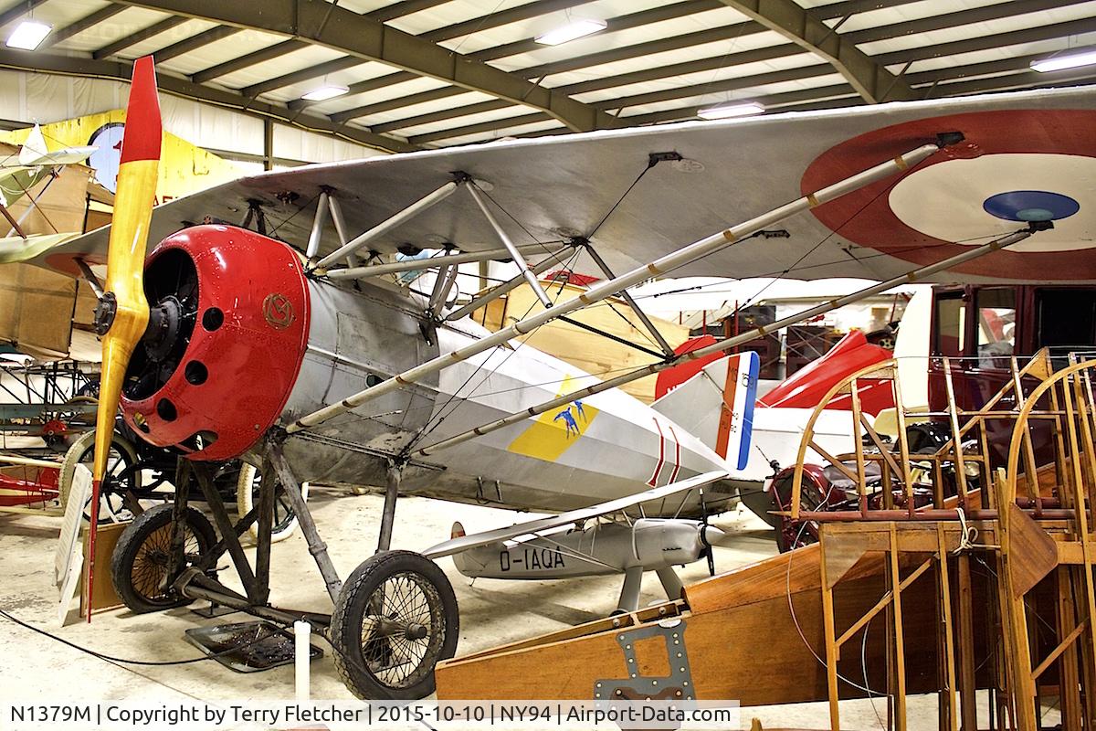 N1379M, 1917 Morane-Saulnier A1 C/N 417, Displayed at Old Rhinebeck Aerodrome in New York State