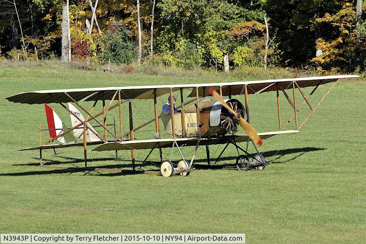 N3943P, 1983 Caudron G-3 C/N 1914-2, Displayed at Old Rhinebeck Aerodrome in New York State