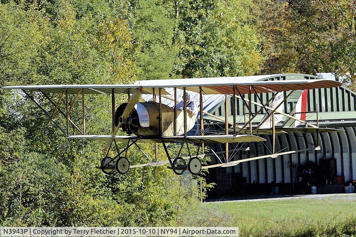 N3943P, 1983 Caudron G-3 C/N 1914-2, Displayed at Old Rhinebeck Aerodrome in New York State