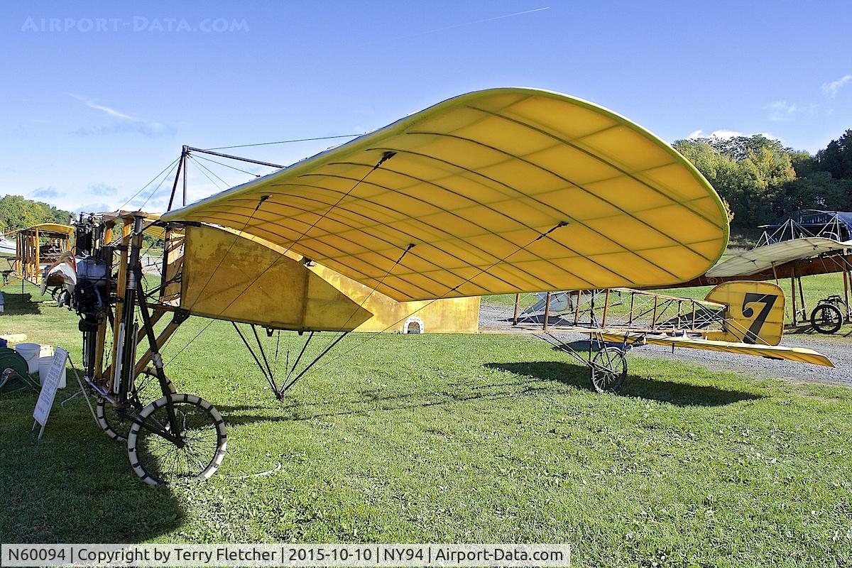N60094, 1909 Bleriot II C/N 56, Displayed at Old Rhinebeck Aerodrome in New York State