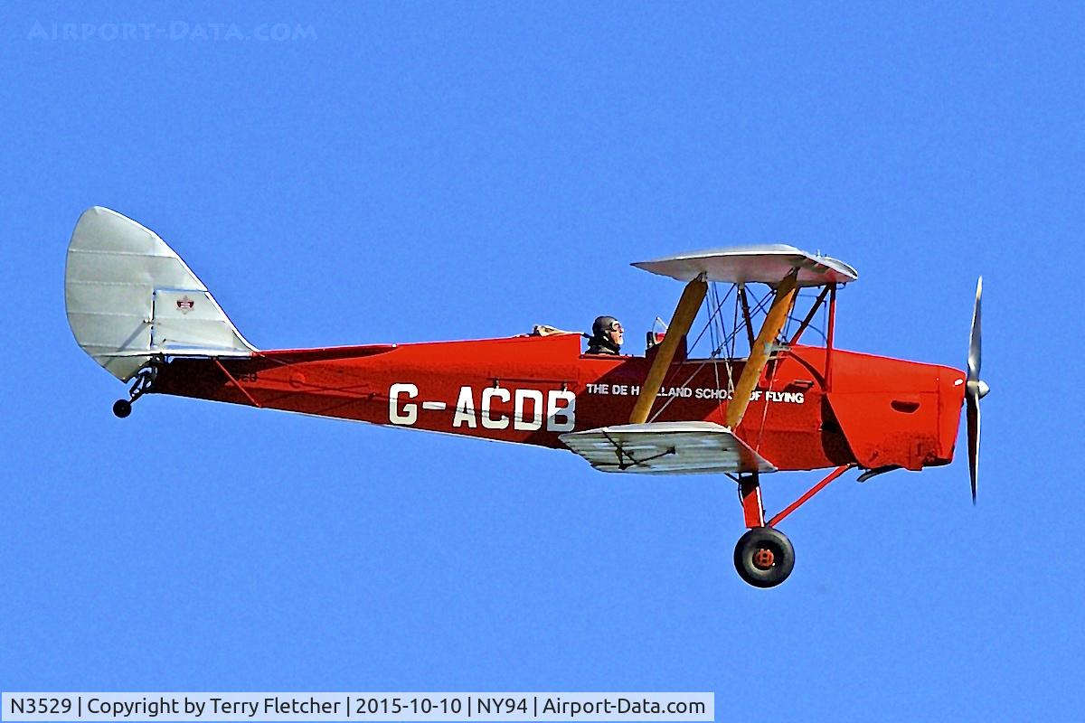N3529, 1945 De Havilland DH-82A Tiger Moth II Tiger Moth II C/N 86556, Displayed at Old Rhinebeck Aerodrome in New York State