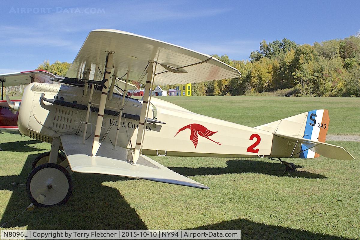 N8096L, 1999 SPAD S-VII Replica C/N 1999, Displayed at Old Rhinebeck Aerodrome in New York State