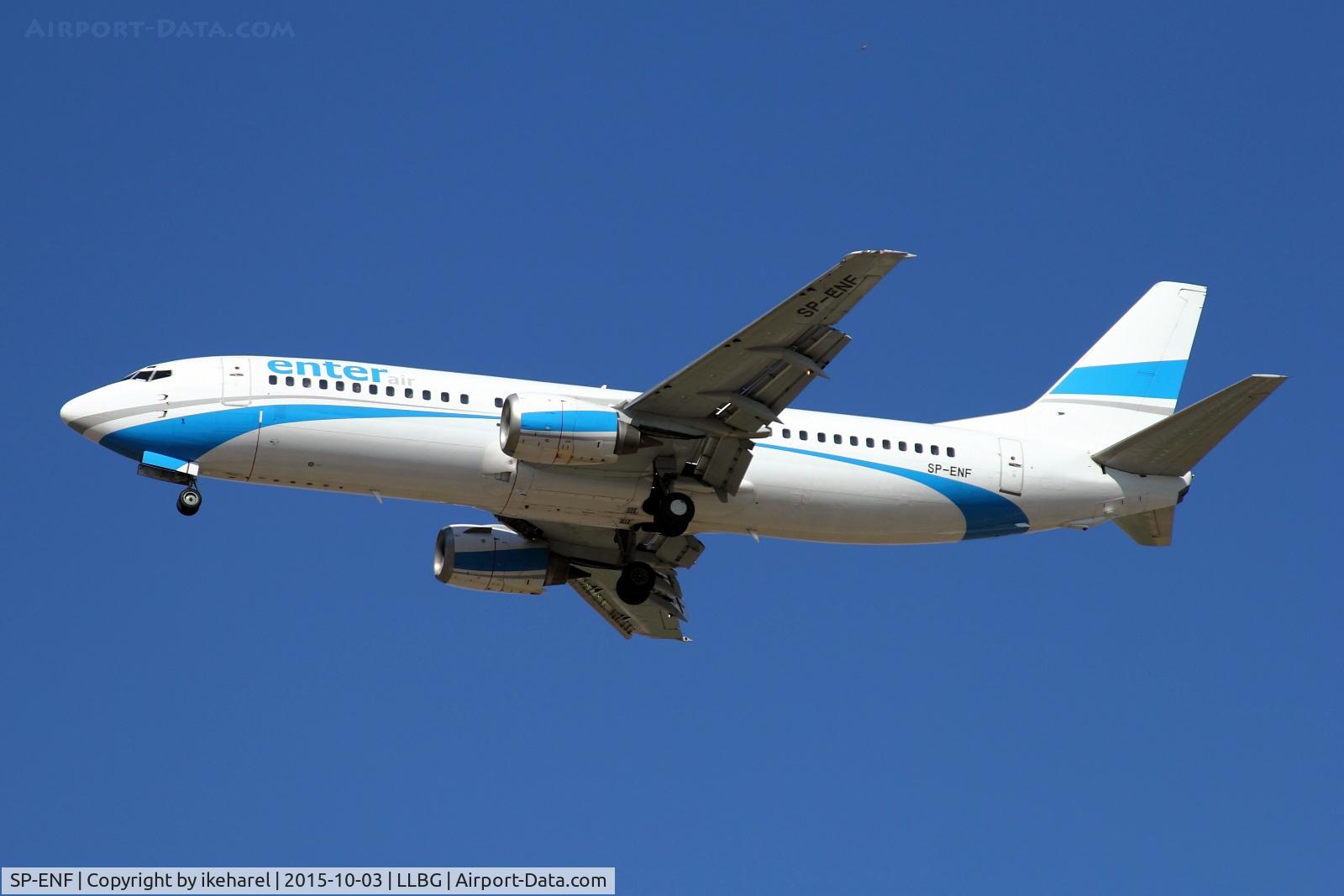 SP-ENF, 1992 Boeing 737-4C9 C/N 25429, Flight from Rhodos, Greece, landing on runway 30.