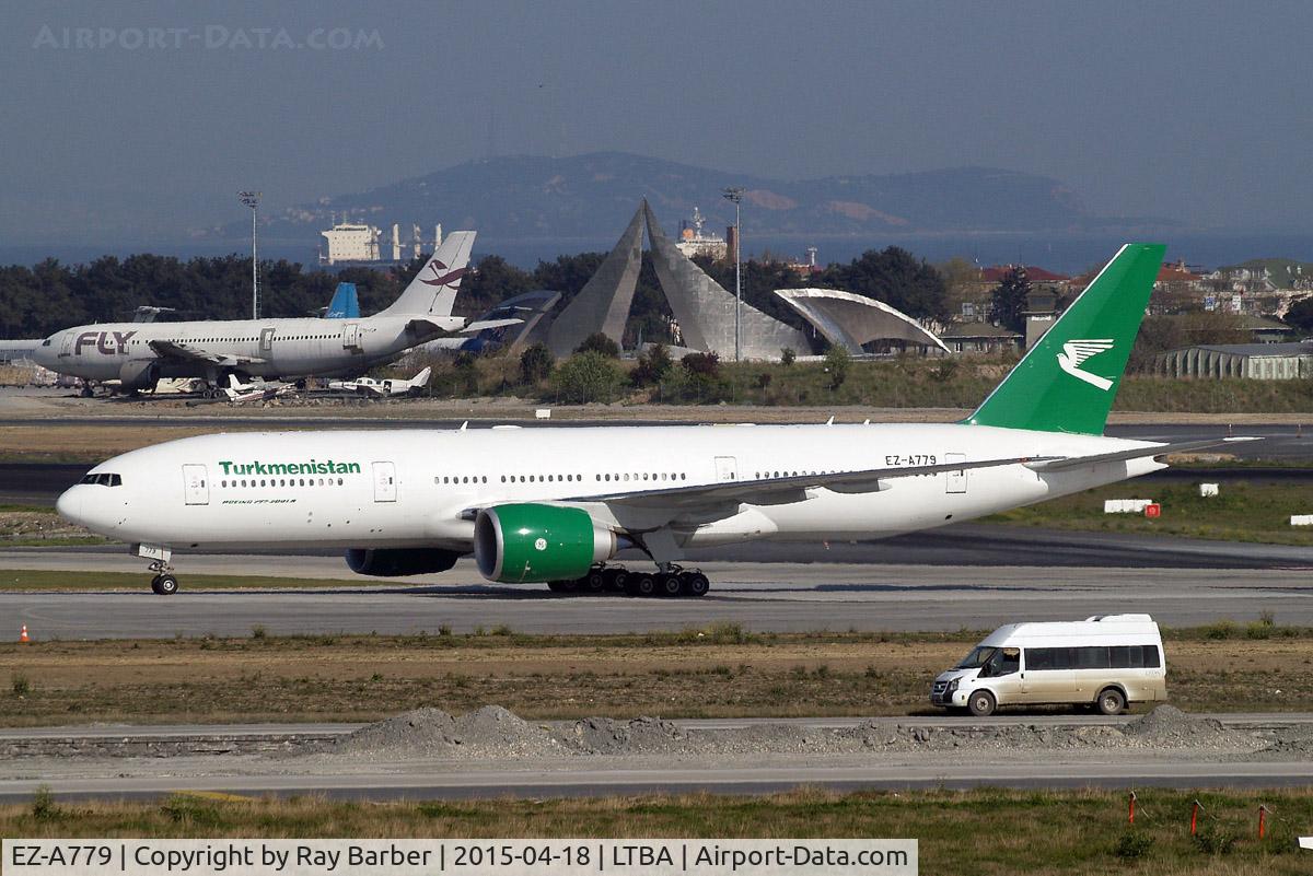 EZ-A779, 2014 Boeing 777-22K/LR C/N 42297, Boeing 777-22KLR [42297] (Turkmenistan Airlines) Istanbul-Ataturk~TC 18/04/2015
