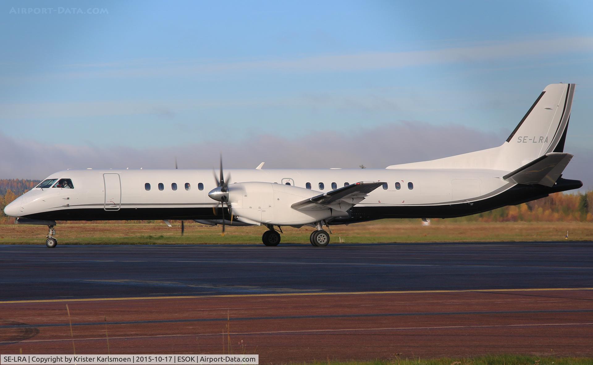 SE-LRA, 1995 Saab 2000 C/N 2000-014, New livery.