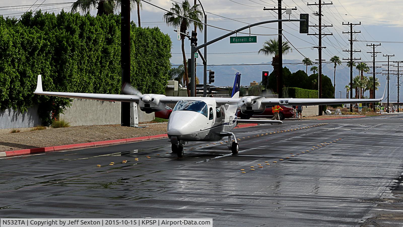 N532TA, 2014 Tecnam P-2006T C/N 132/US, Parade of Planes 2015. Palm Springs