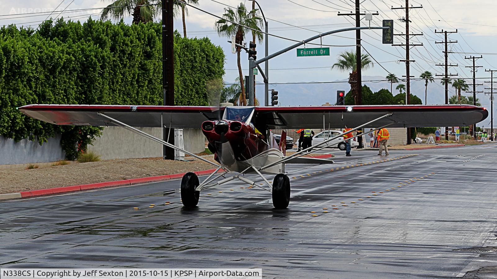 N338CS, 2014 Cub Crafters CC11-160 Carbon Cub SS C/N CC11-00338, Parade of Planes 2015. Palm Springs