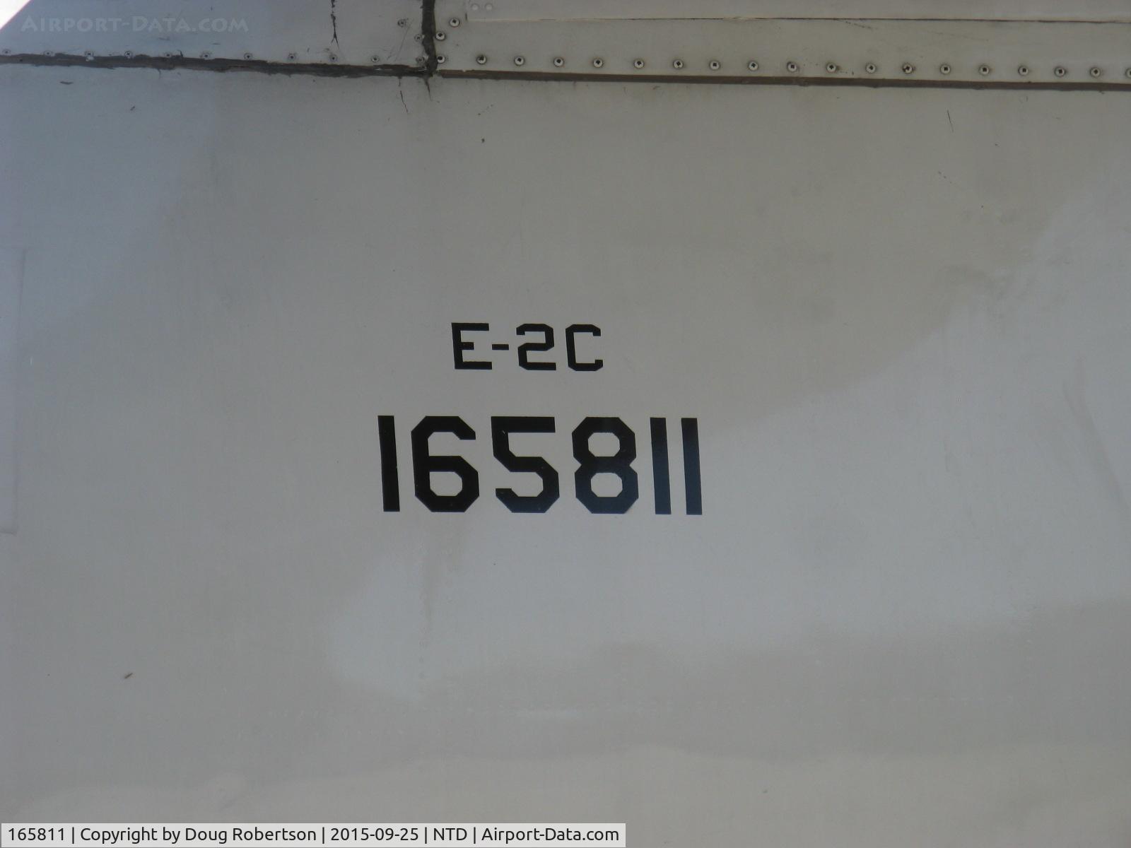 165811, Northrop Grumman E-2C Hawkeye C/N A-182, Northrop Grumman E2C HAWKEYE 2000, two Allison T-56-A-427 Turboshafts 5,100 ehp, of VAW-116 based at NAWS Point Mugu. BuNo.
