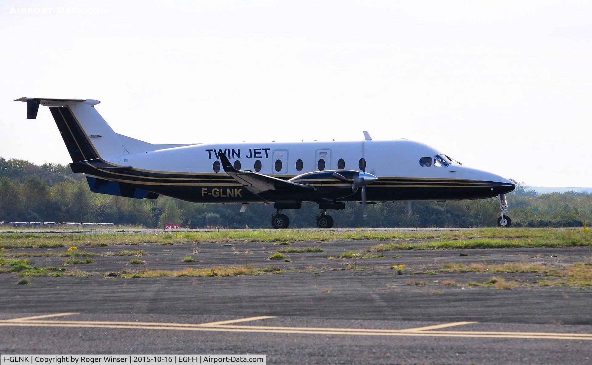 F-GLNK, 1997 Beech 1900D C/N UE-269, Visiting Beech 1900D operated by Twin Jet prior to departure.