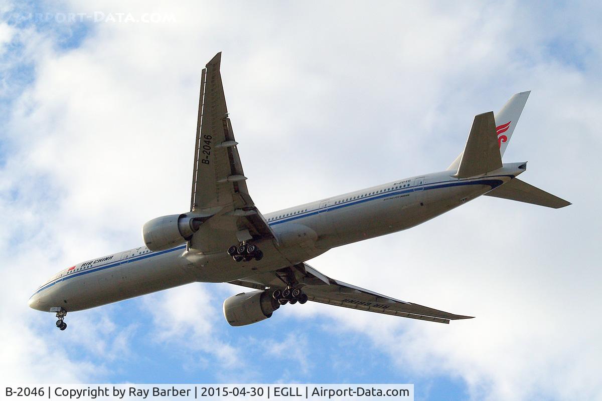 B-2046, 2013 Boeing 777-39L/ER C/N 41442, Boeing 777-39LER [41442] (Air China) Home~G 30/04/2015. On approach 27R.