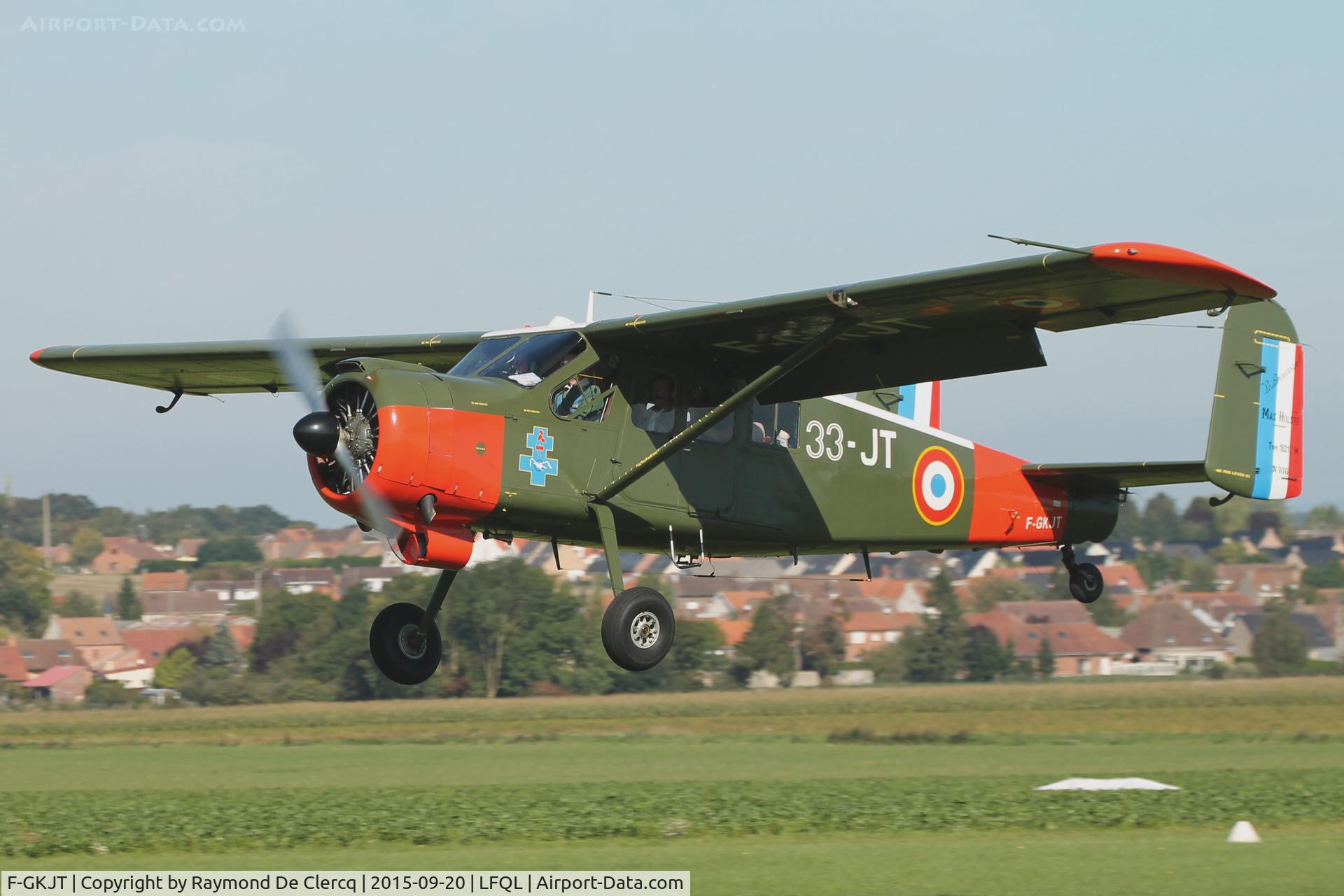 F-GKJT, 1958 Max Holste MH-1521M Broussard C/N 106, Landing at the Airshow Lens 2015.