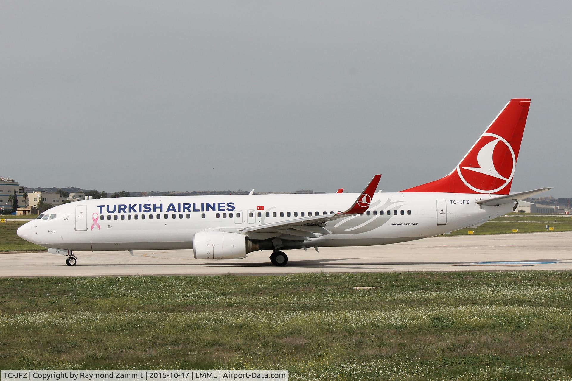 TC-JFZ, 2000 Boeing 737-8F2 C/N 29784, B737-800 TC-JFZ Turkish Airlines