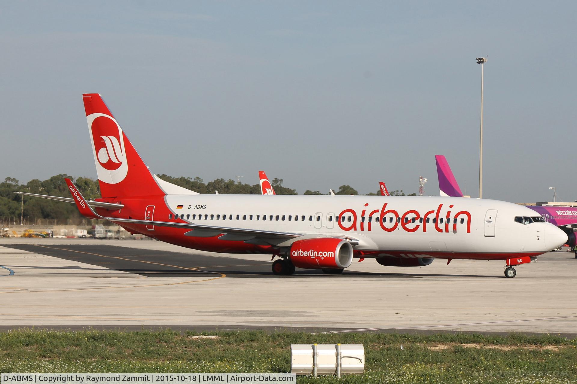 D-ABMS, 2013 Boeing 737-86J C/N 37782, B737-800 D-ABMS Air Berlin
