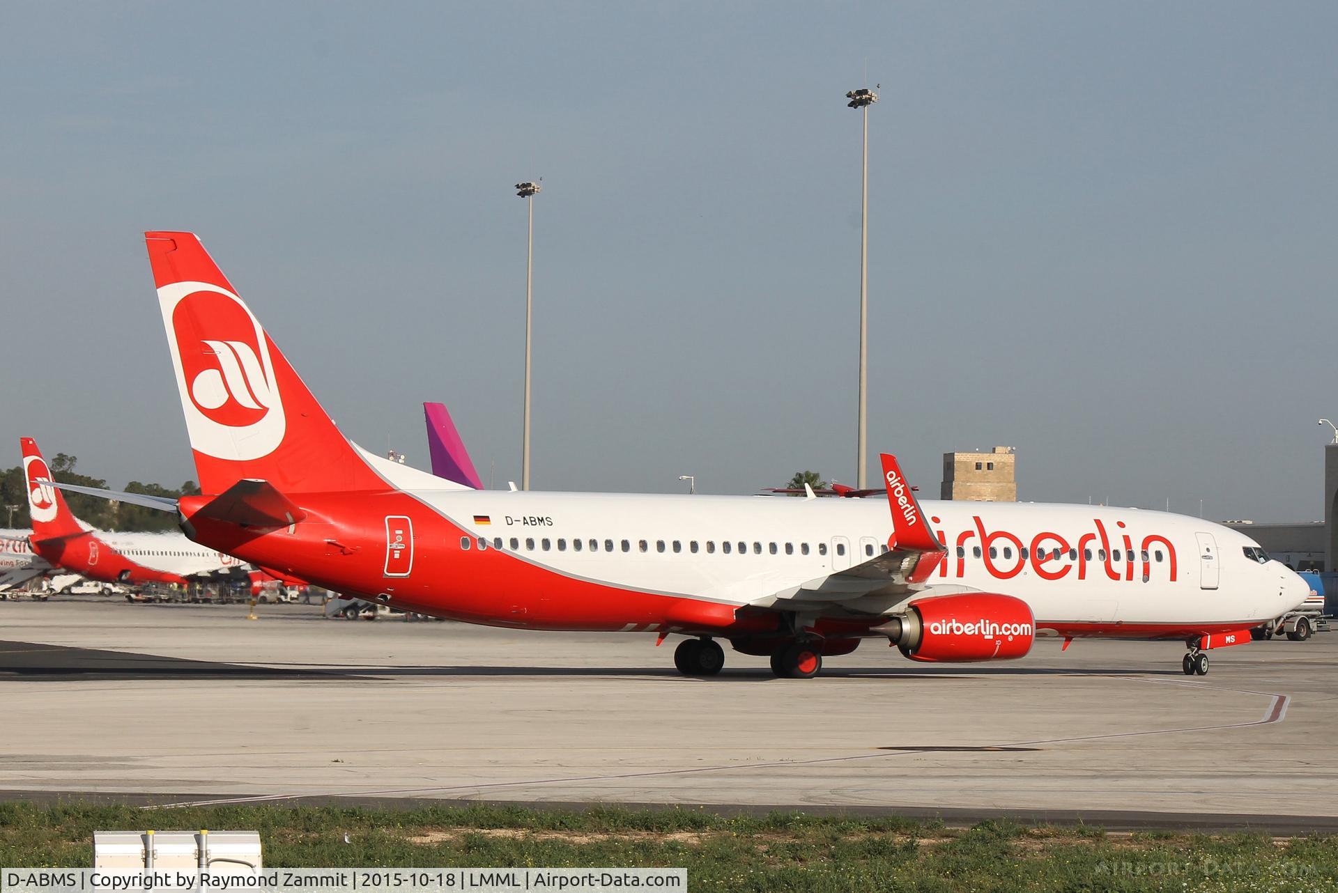 D-ABMS, 2013 Boeing 737-86J C/N 37782, B737-800 D-ABMS Air Berlin