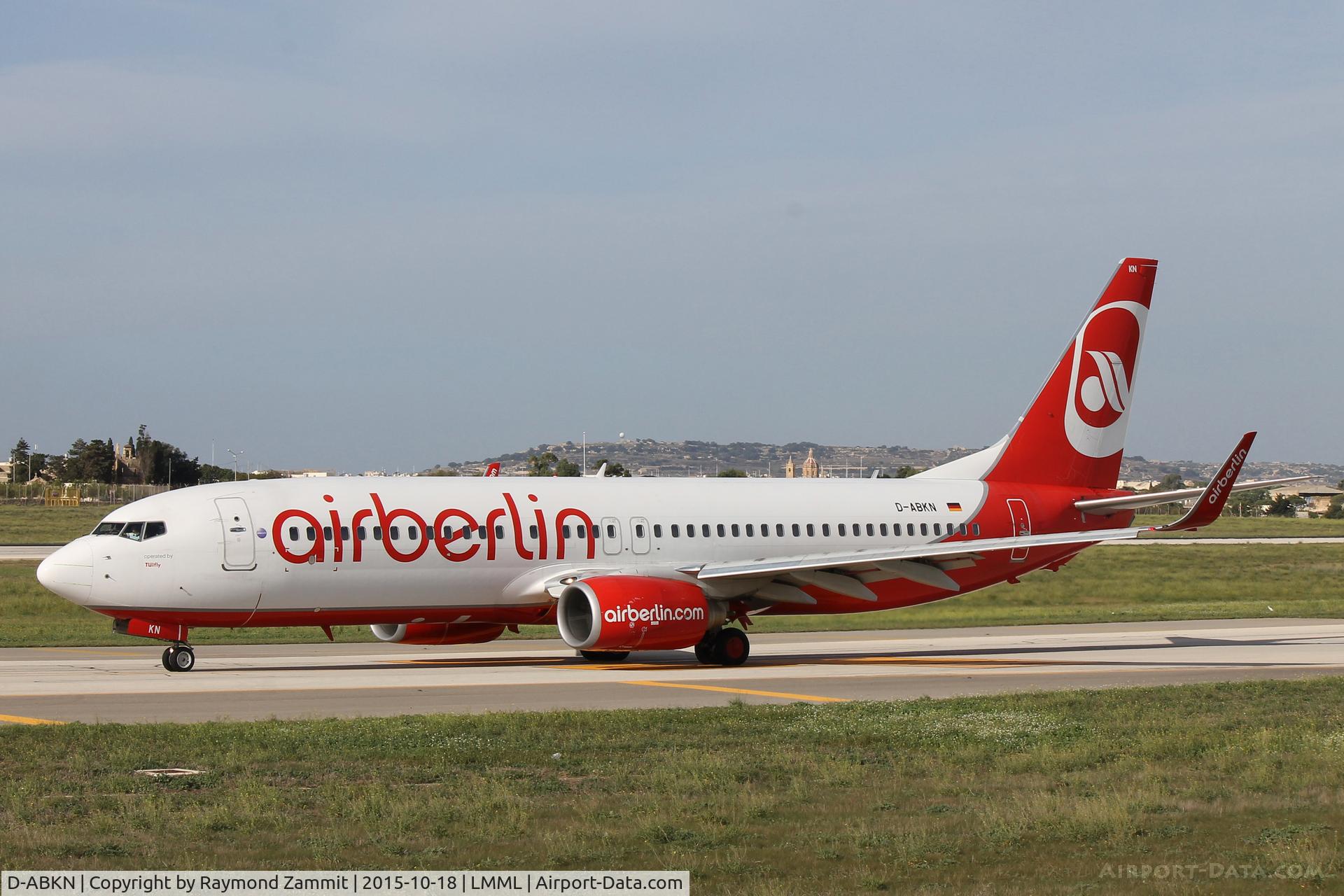 D-ABKN, 2010 Boeing 737-86J C/N 37756, B737-800 D-ABKN Air Berlin