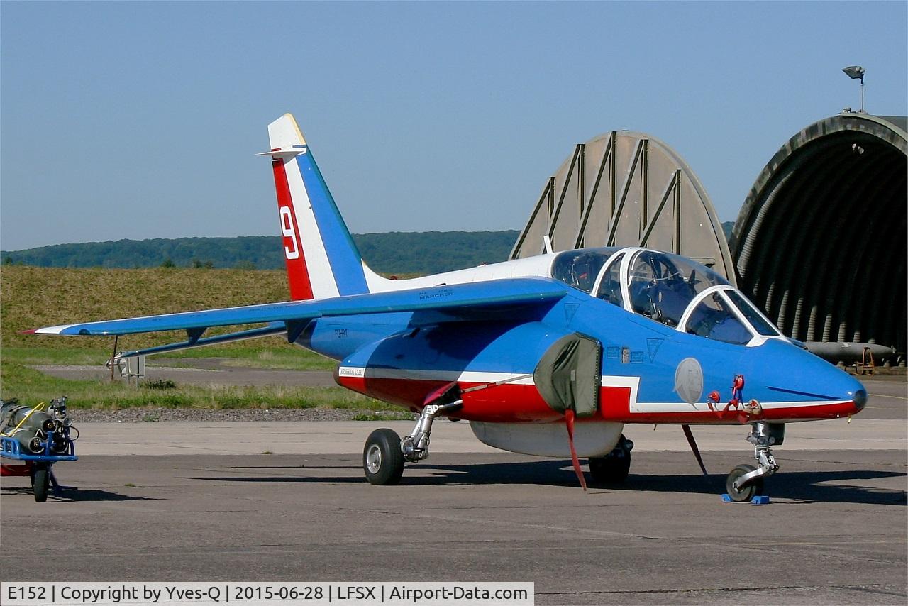 E152, Dassault-Dornier Alpha Jet E C/N E152, Dassault Dornier Alphajet E (F-UHRT), N° 09 of Patrouille de France 2015, Luxeuil-Saint Sauveur Air Base 116 (LFSX) Open day 2015