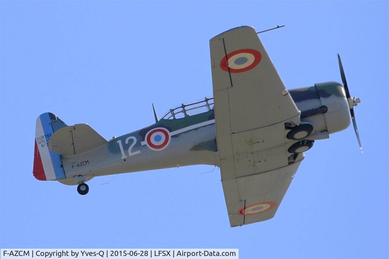 F-AZCM, 1951 North American T-6G Texan C/N 182-179, North American T-6G Texan, On display, Luxeuil-Saint Sauveur Air Base 116 (LFSX) Open day 2015