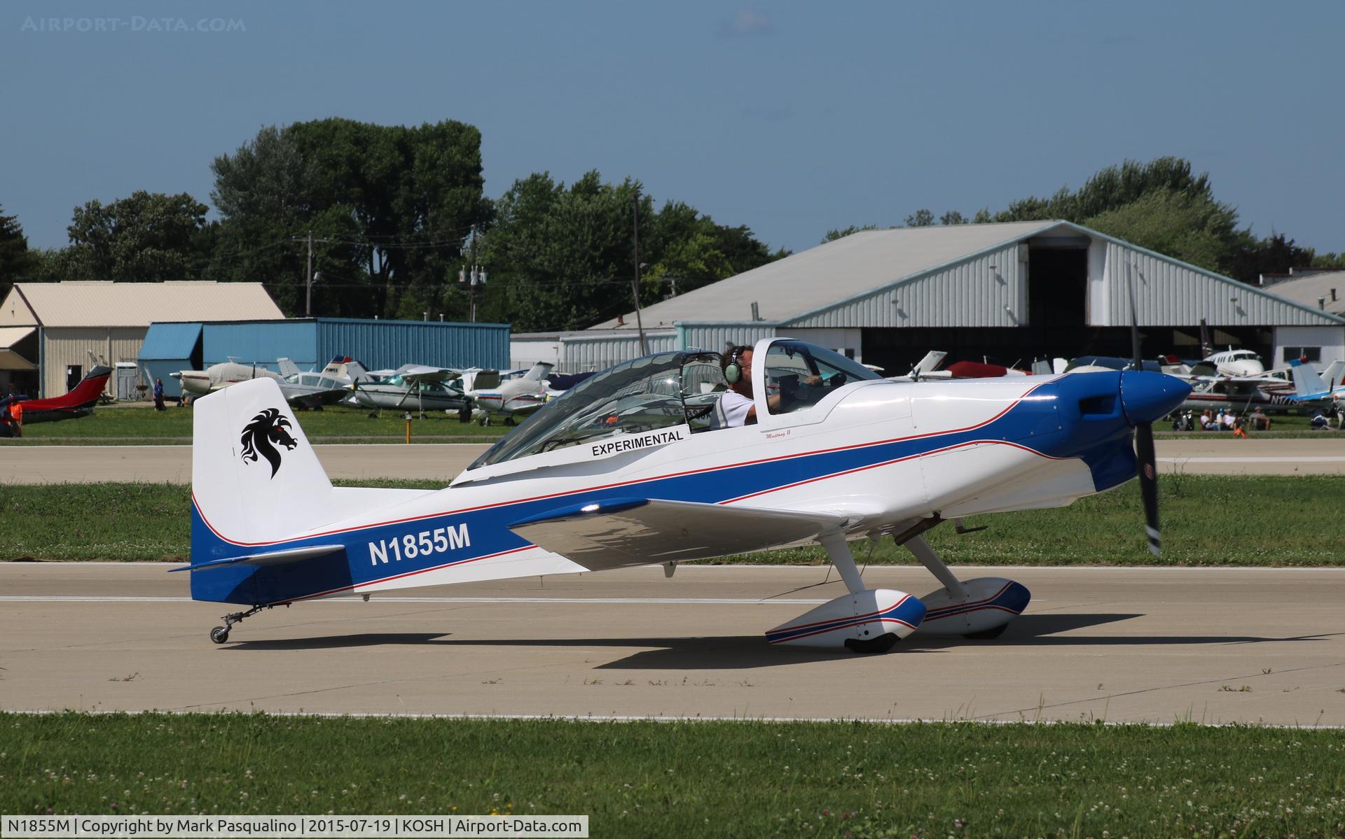 N1855M, 2013 Bushby Mustang II C/N SRK2013, Mustang II
