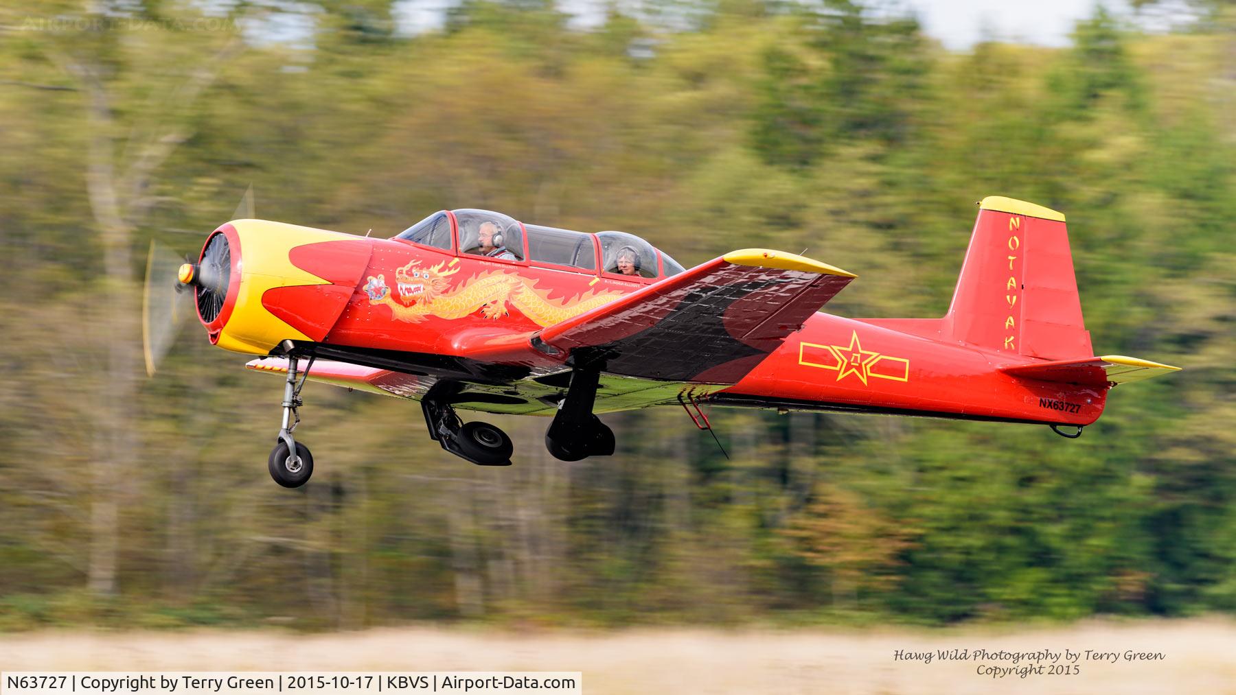 N63727, 1977 Nanchang CJ-6A C/N 1832035, Last 2015 Heritage Flight Museum Fly Day of the year.