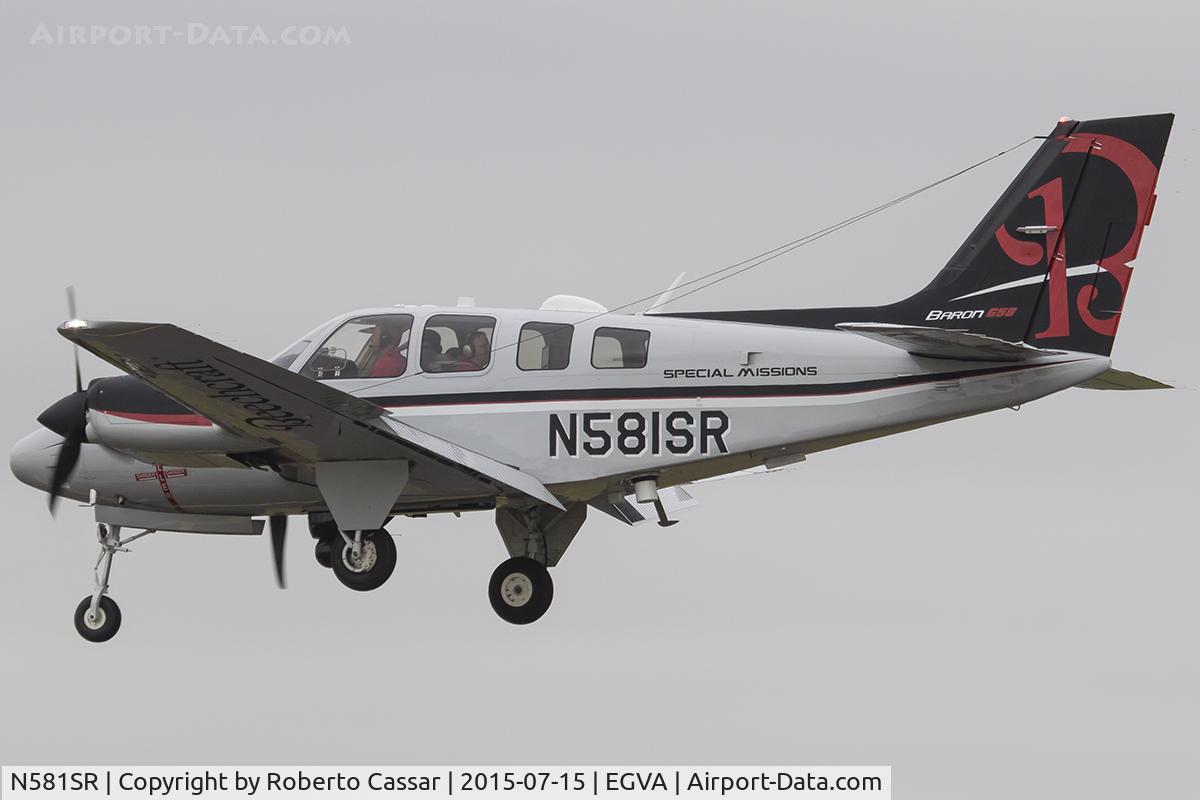 N581SR, 2013 Beechcraft G58 Baron C/N TH-2383, RIAT15