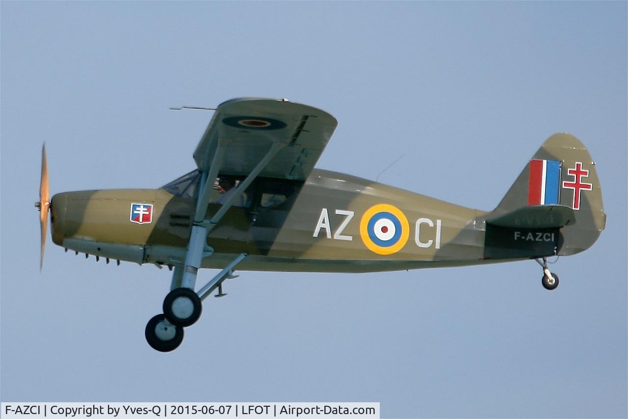 F-AZCI, Fairchild 24R-46A C/N 33038AC167, Fairchild 24R-46A, Take-off rwy 02, Tours Air Base 705 (LFOT-TUF) Open day 2015