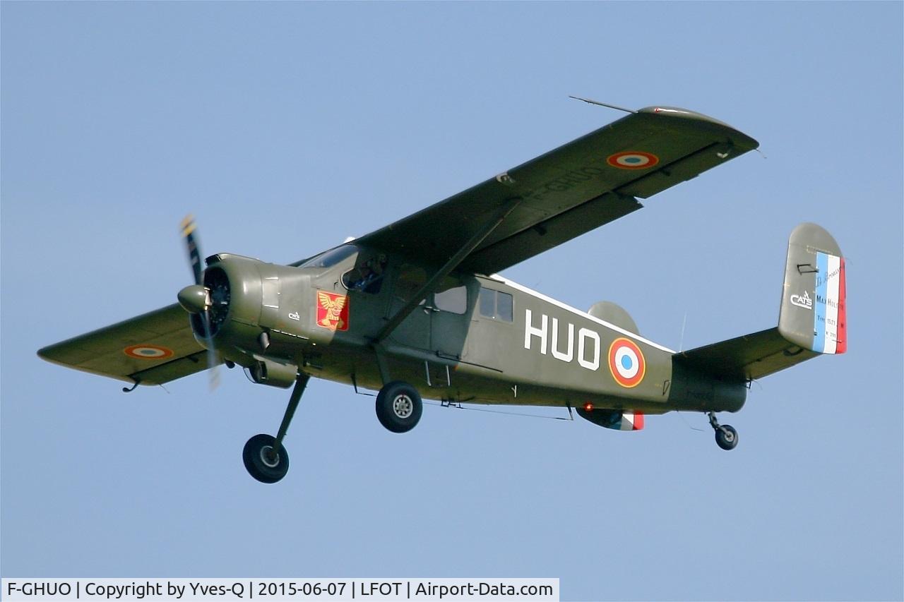 F-GHUO, Max Holste MH-1521C-1 Broussard C/N 299, Max Holste MH-1521C-1 Broussard, Take-off rwy 02, Tours Air Base 705 (LFOT-TUF) Open day 2015