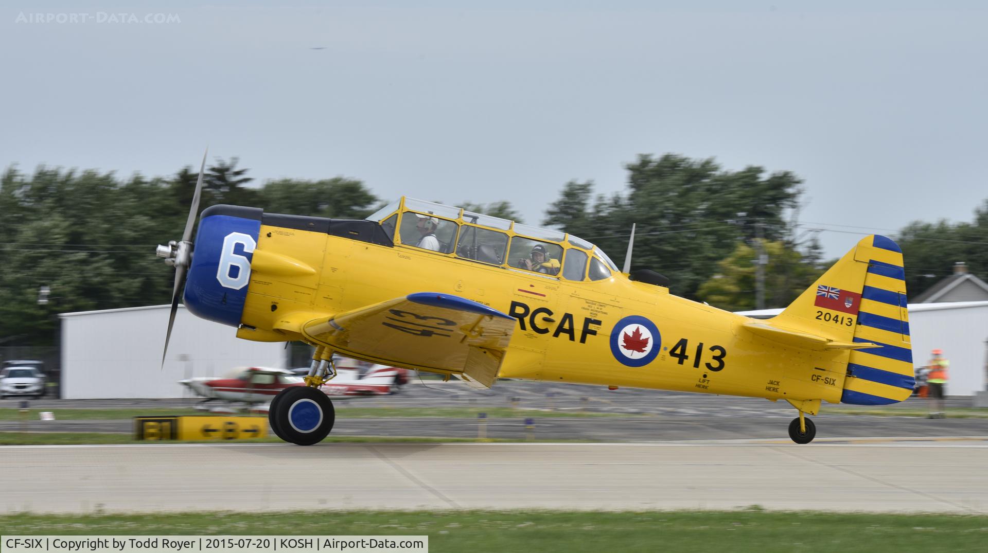 CF-SIX, 1952 Canadian Car & Foundry T-6 Harvard Mk.4 C/N CCF4-204, Airventure 2015
