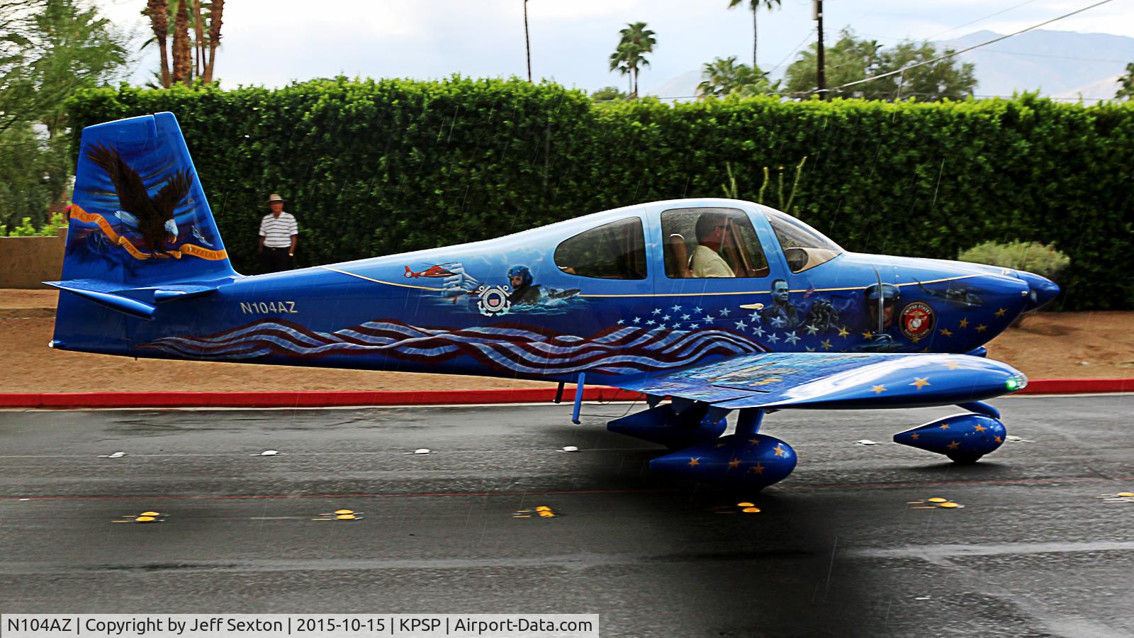 N104AZ, 2014 Vans RV-10 C/N 41226, Parade of Planes 2016. Palm Springs