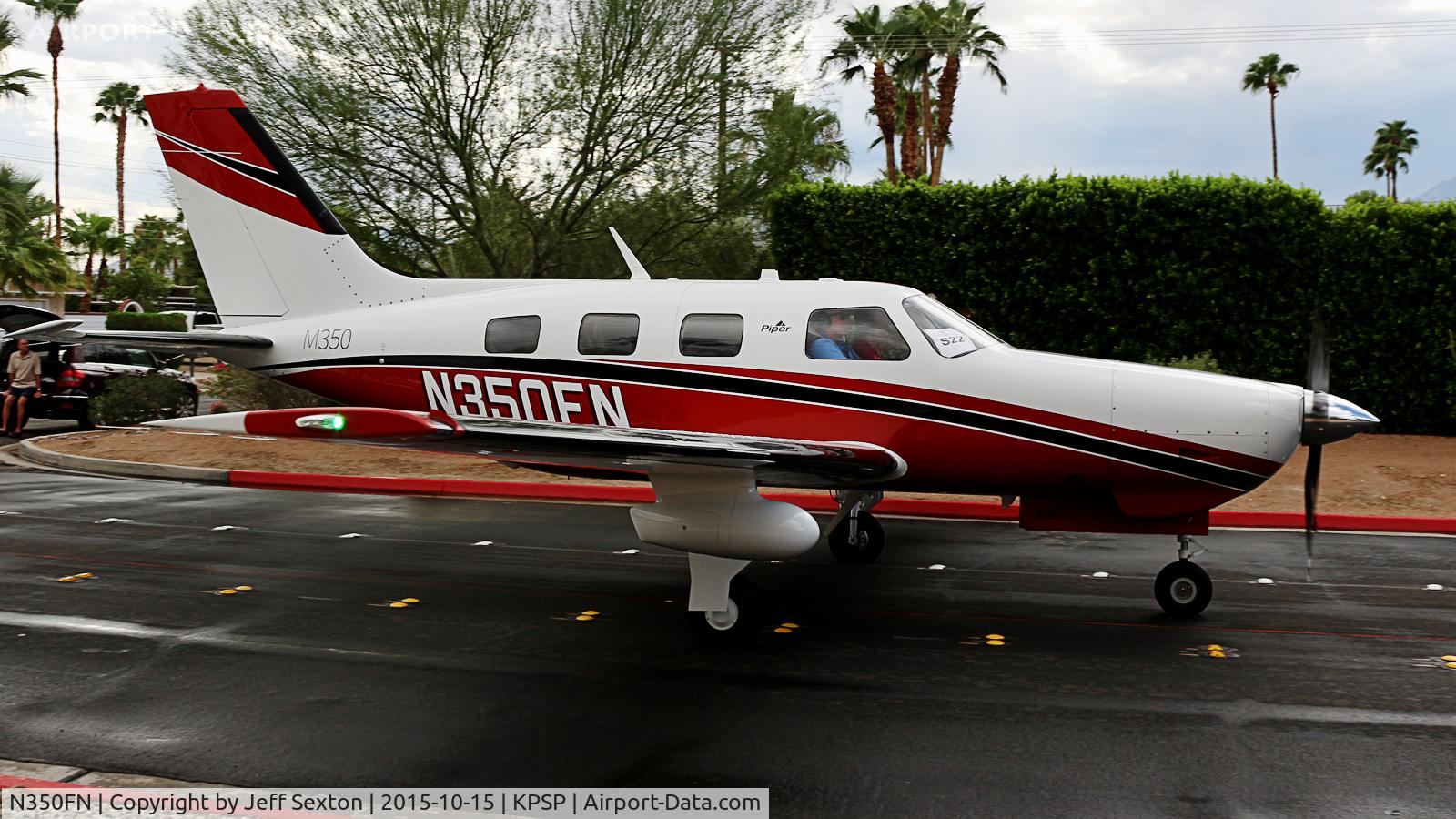 N350FN, 2015 Piper PA-46-350P Malibu Mirage C/N 4636670,  Parade of Planes 2015, Palm Springs