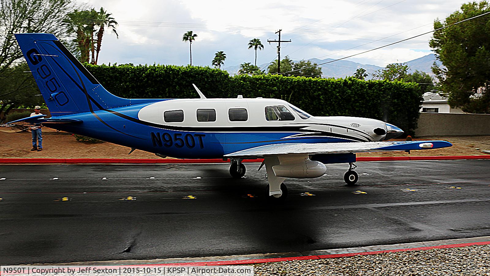 N950T, 2004 Piper PA-46-500TP Malibu Meridian C/N 4697185, Parade of Planes 2015.Palm Springs