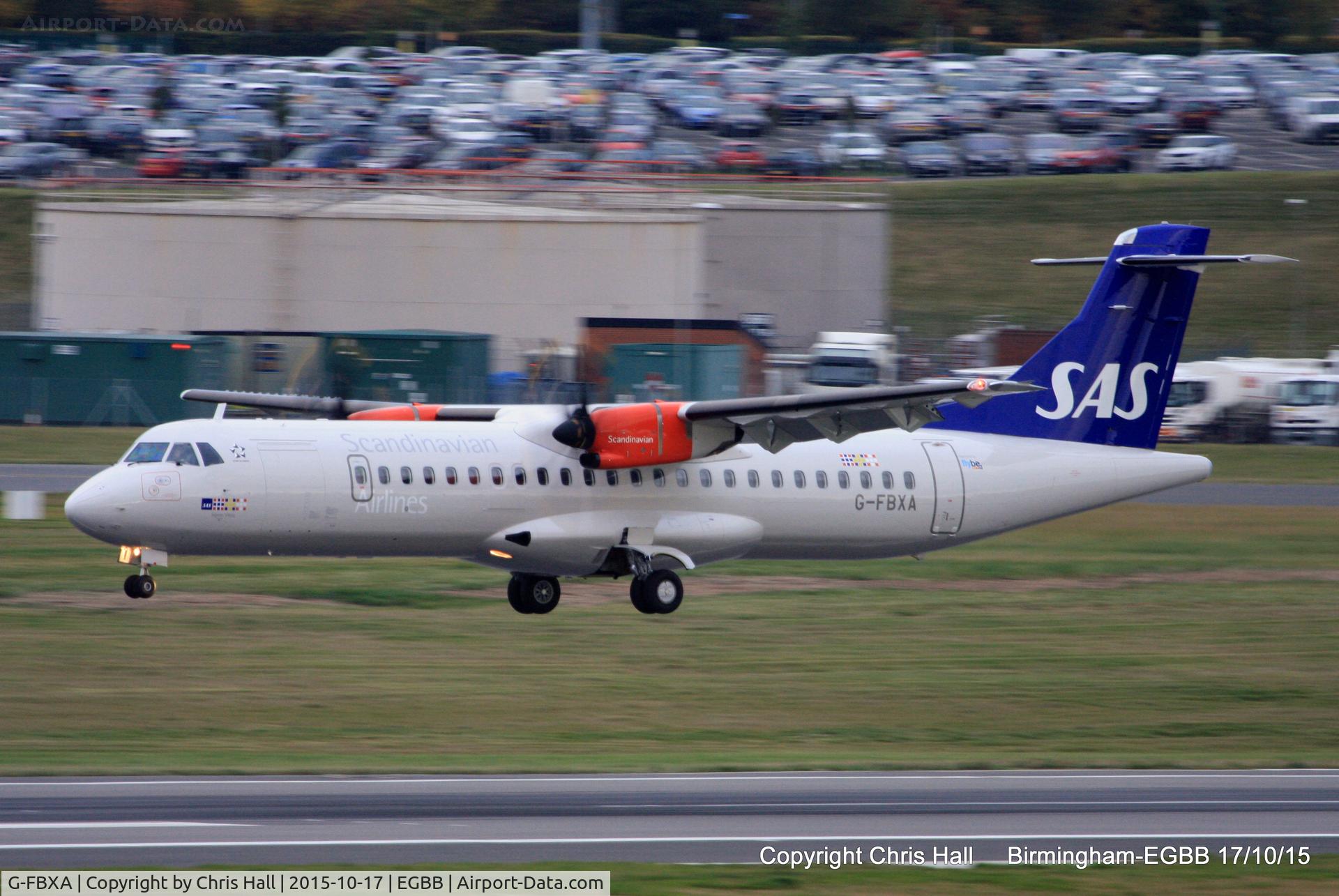 G-FBXA, 2015 ATR 72-212A (600) C/N 1260, operated by flybe on behalf of SAS