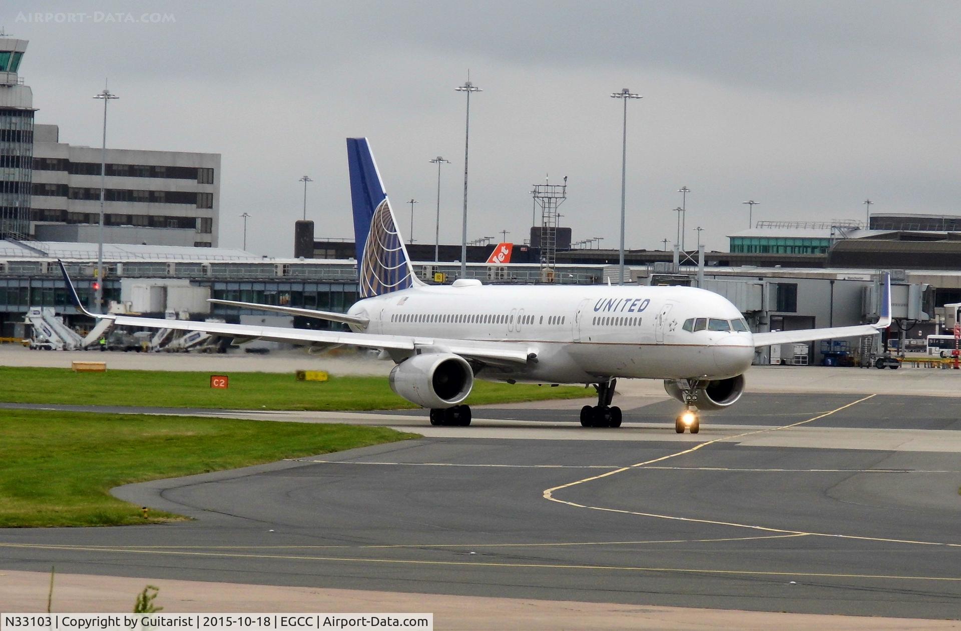 N33103, 1994 Boeing 757-224 C/N 27293, At Manchester