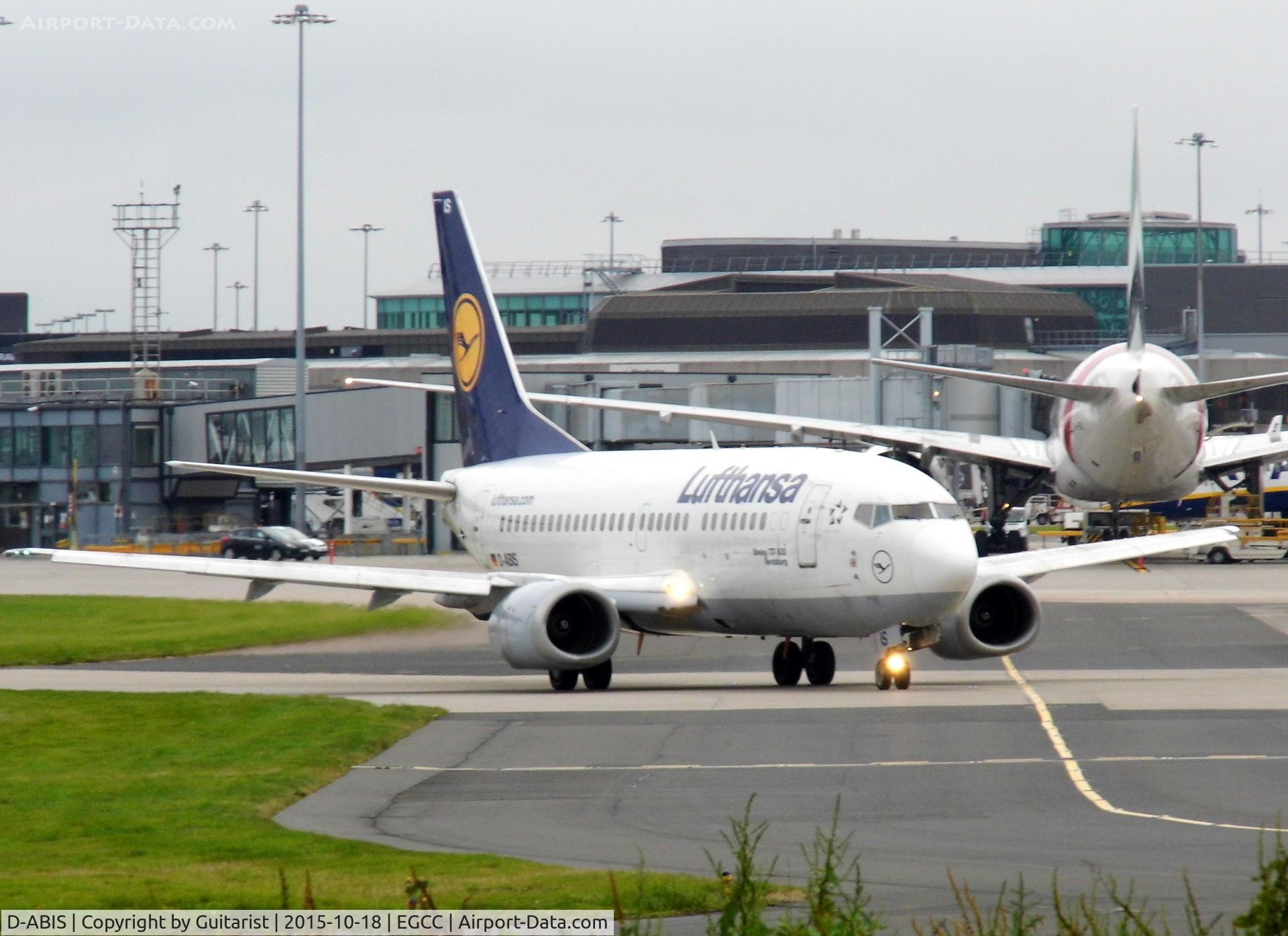 D-ABIS, 1991 Boeing 737-530 C/N 24942, At Manchester