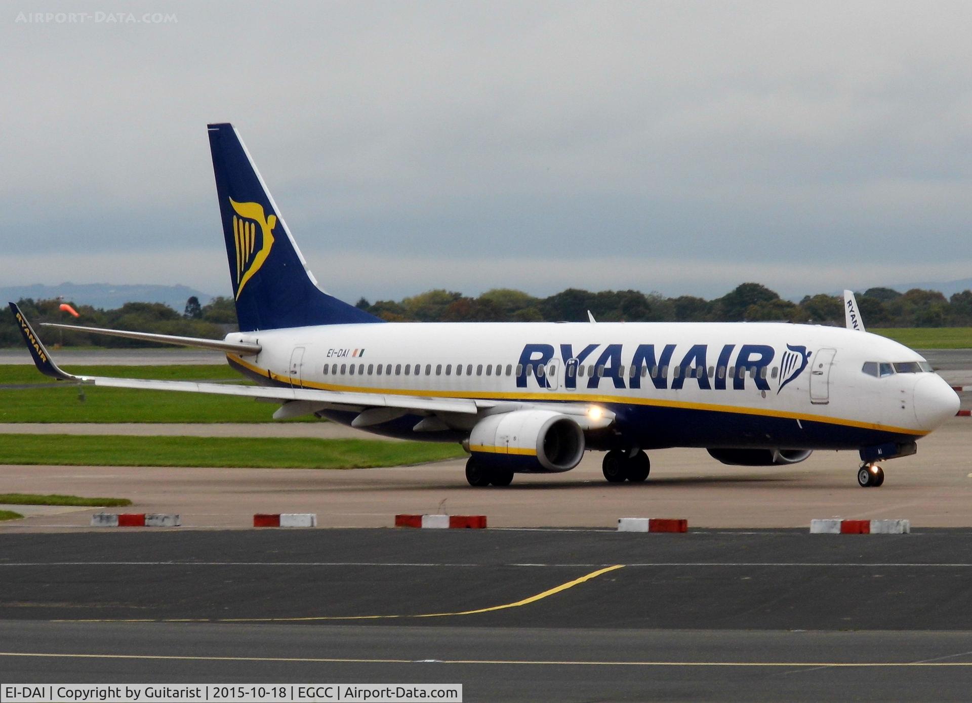 EI-DAI, 2003 Boeing 737-8AS C/N 33547, At Manchester