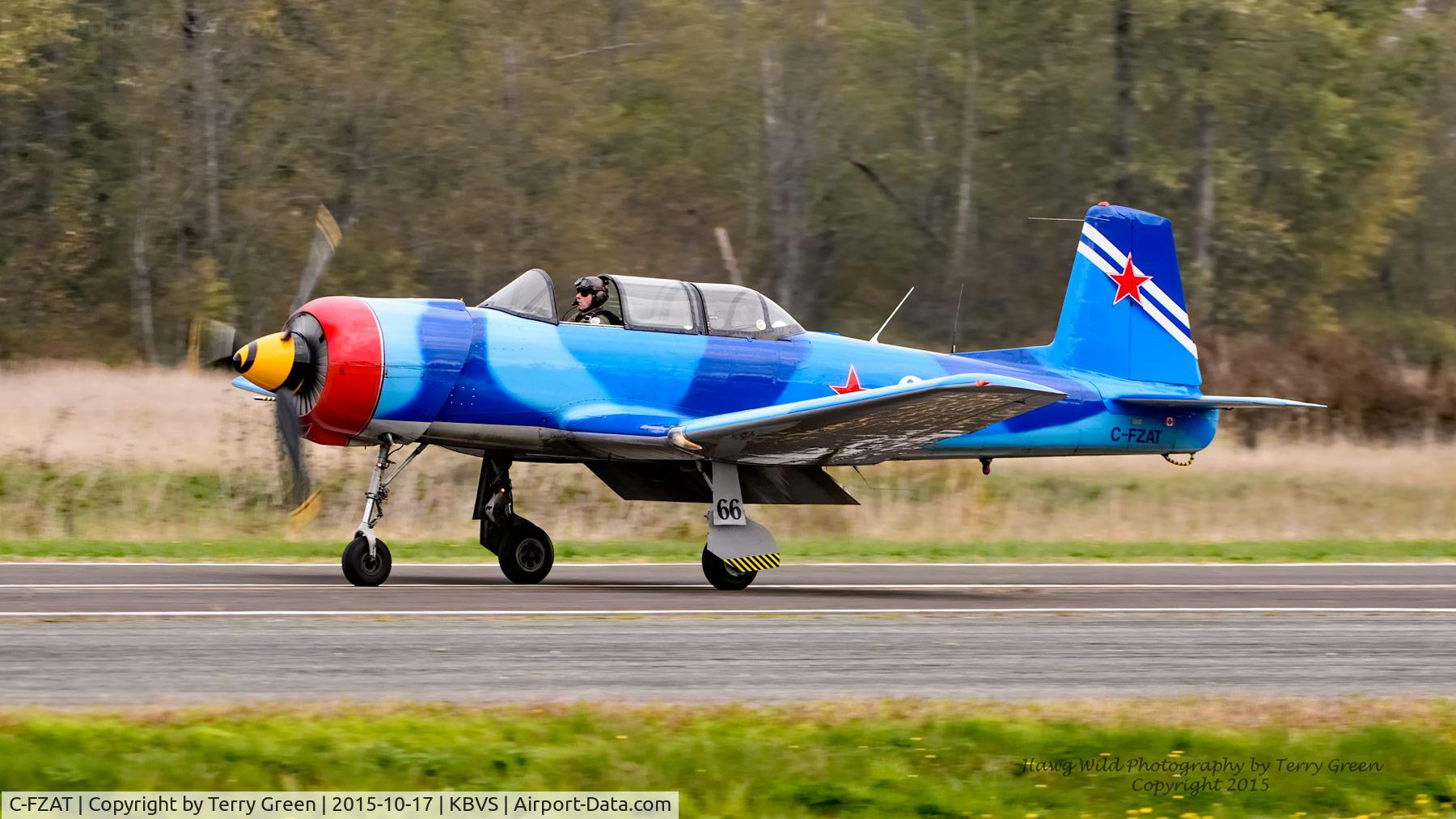 C-FZAT, 1985 Nanchang CJ-6A C/N 4132018, 2015 Heritage Flight Museum Final Fly Day