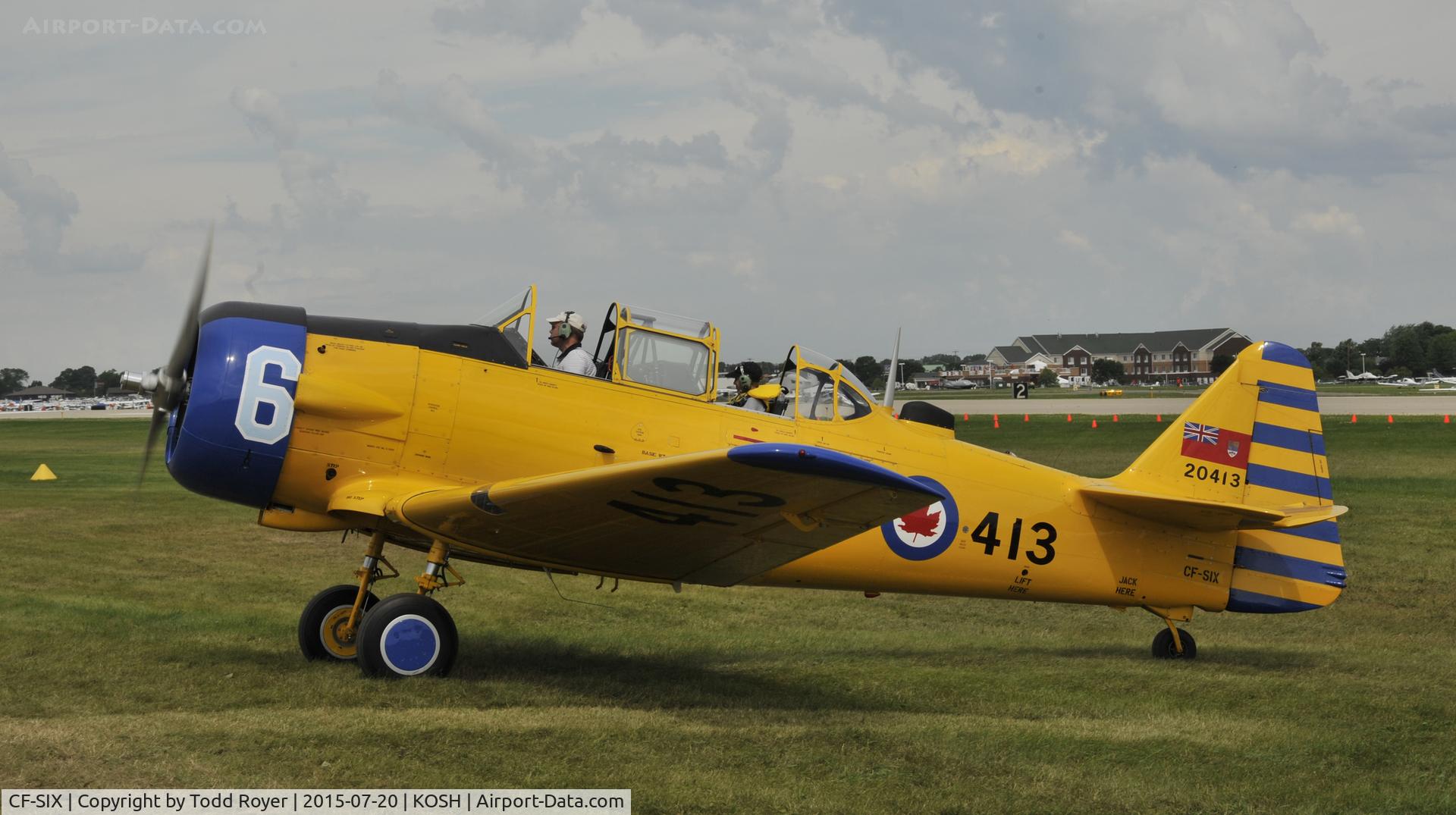 CF-SIX, 1952 Canadian Car & Foundry T-6 Harvard Mk.4 C/N CCF4-204, Airventure 2015
