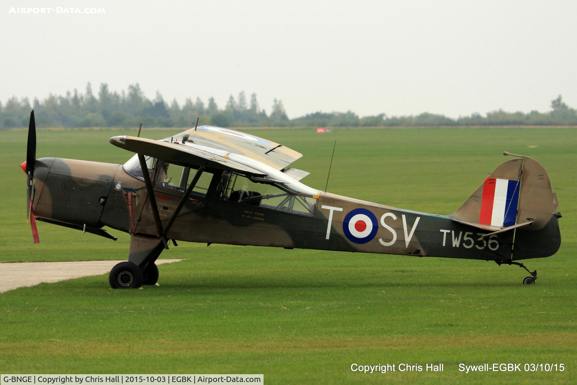 G-BNGE, 1946 Auster AOP.6 C/N 1925, at The Radial And Training Aircraft Fly-in