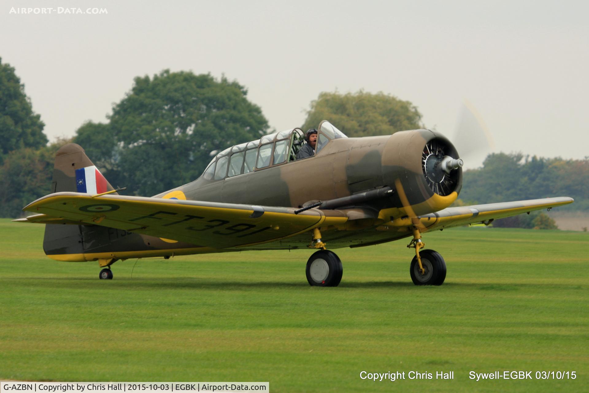 G-AZBN, 1942 Noorduyn AT-16 Harvard IIB C/N 14A-1431, at The Radial And Training Aircraft Fly-in
