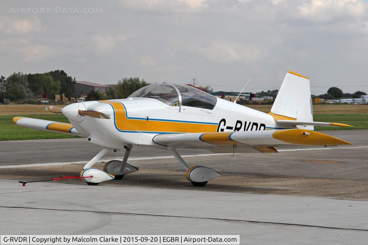 G-RVDR, 2001 Vans RV-6A C/N PFA 181A-13098, Vans RV-6A at The Real Aeroplane Club's Helicopter Fly-In, Breighton Airfield, September 20th 2015.