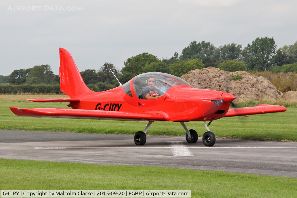 G-CIRY, 2015 Evektor EV-97 Eurostar SL C/N 2015-4222, Evektor Aerotechnik EV-97 Eurostar SL at The Real Aeroplane Company's Helicopter Fly-In, Breighton Airfield, September 20th 2015.
