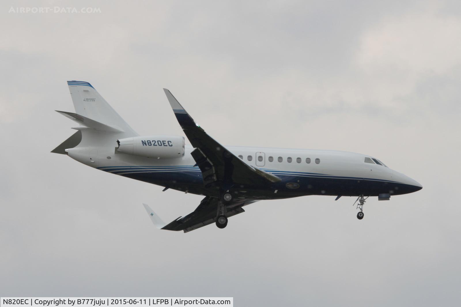 N820EC, 2007 Dassault Falcon 2000EX C/N 135, at Le Bourget