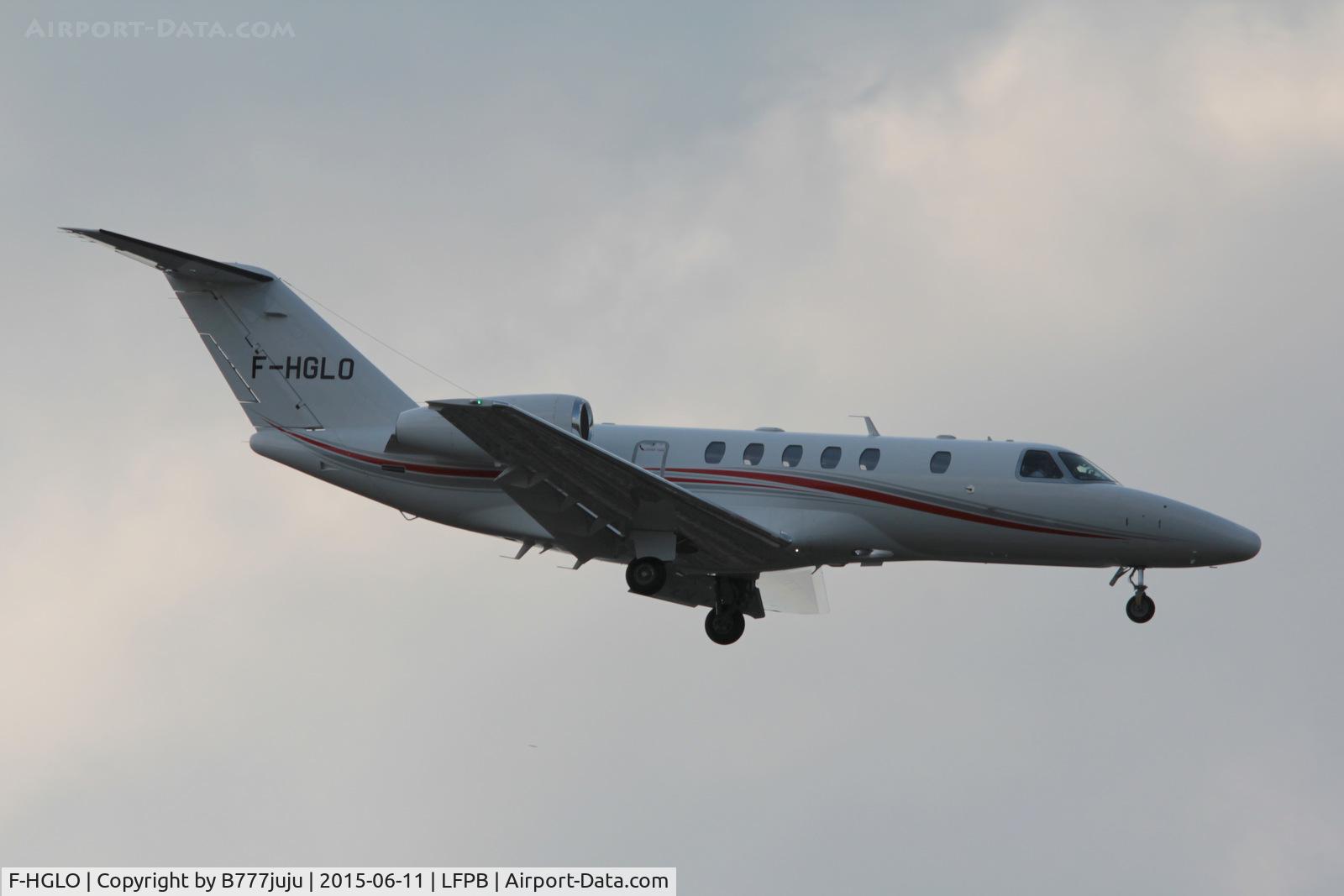 F-HGLO, 2012 Cessna 525C CitationJet CJ4 C/N 525C-0114, at Le Bourget