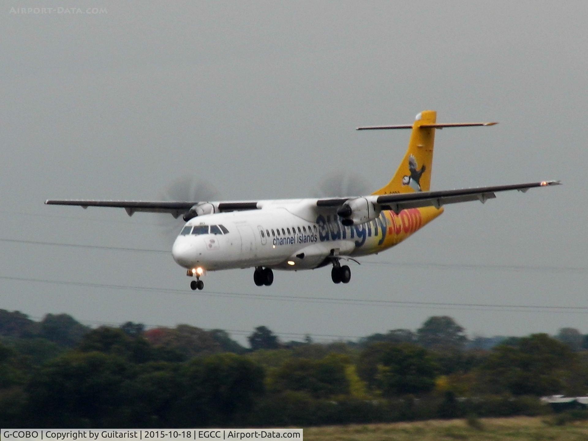 G-COBO, 2008 ATR 72-212A C/N 852, At Manchester