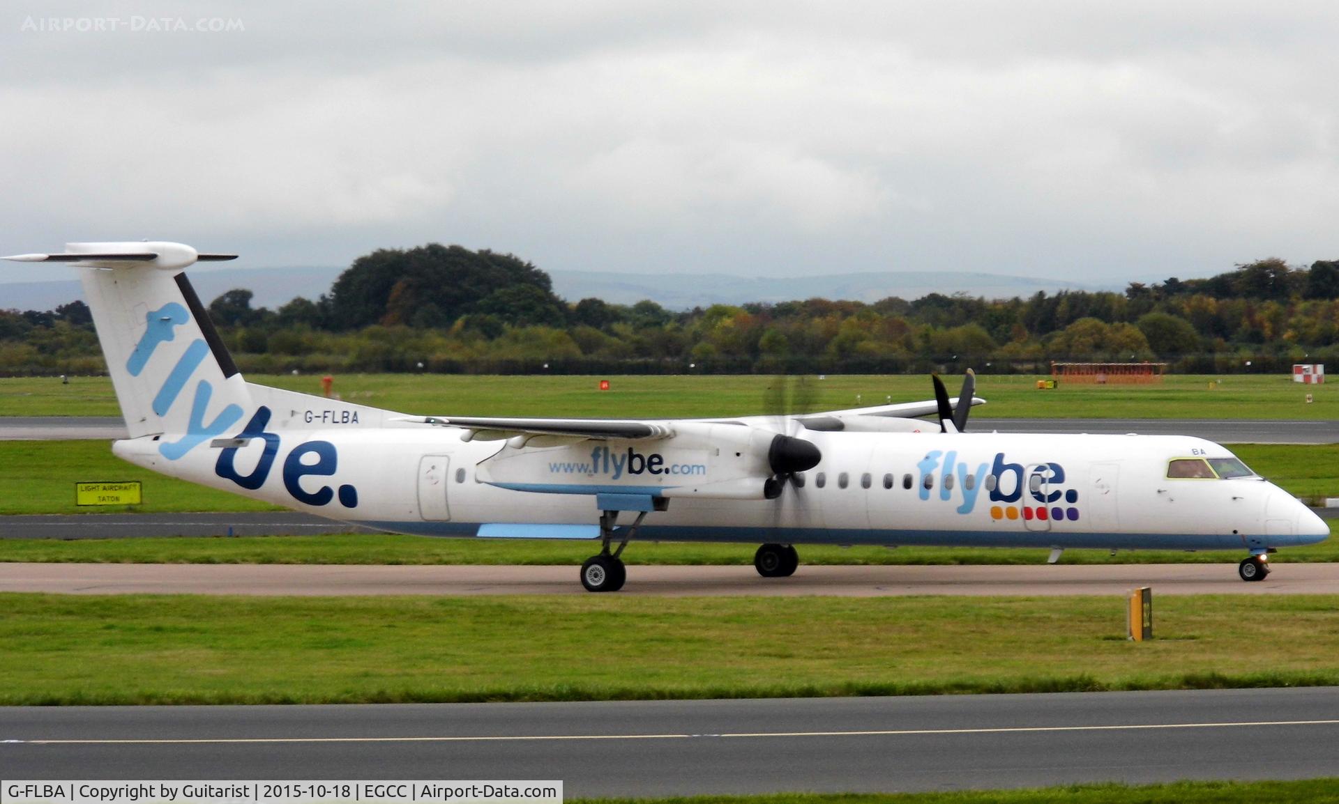 G-FLBA, 2009 De Havilland Canada DHC-8-402Q Dash 8 C/N 4253, At Manchester