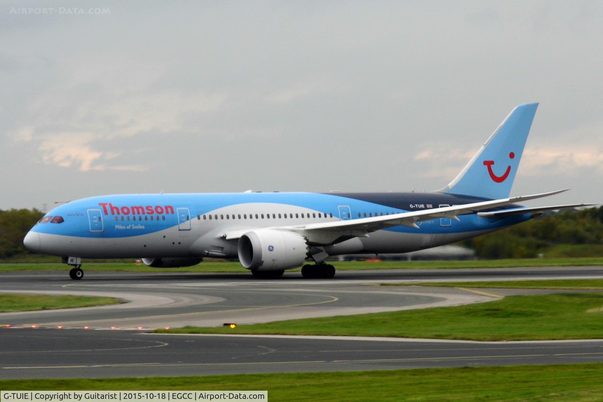 G-TUIE, 2014 Boeing 787-8 Dreamliner C/N 37227, At Manchester