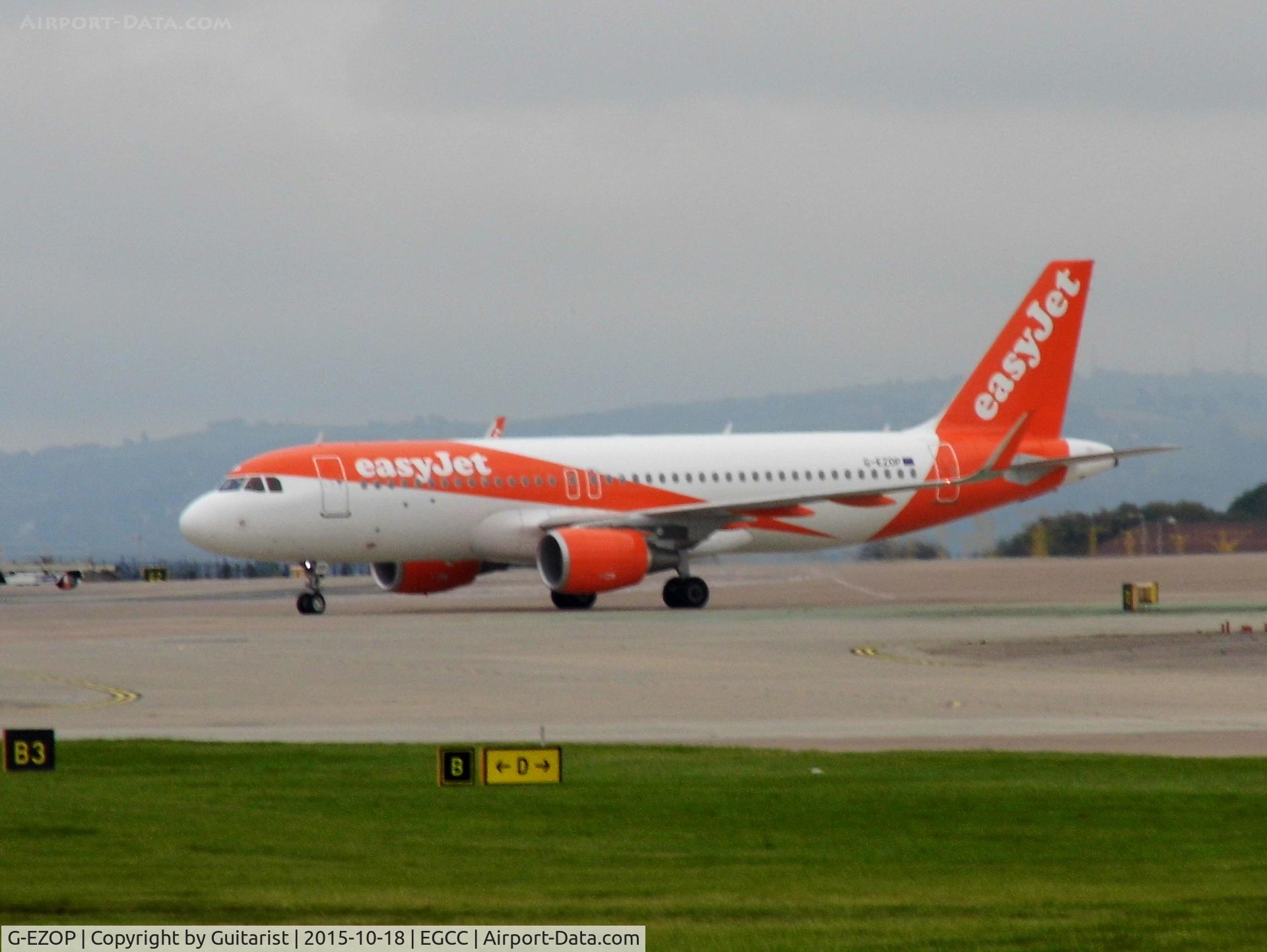 G-EZOP, 2015 Airbus A320-214 C/N 6633, At Manchester