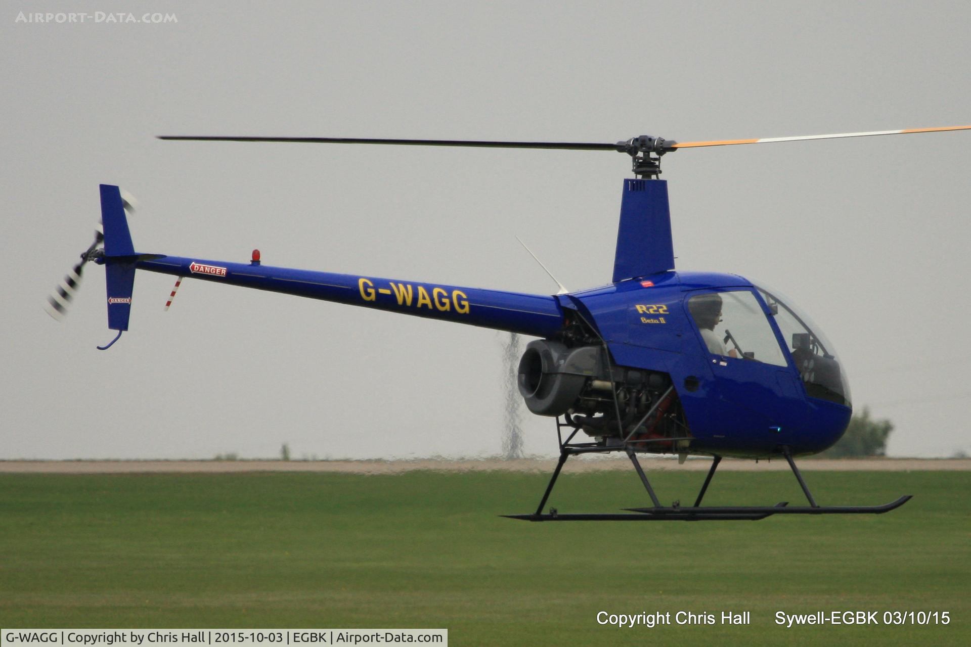 G-WAGG, 1999 Robinson R22 Beta C/N 2960, at The Radial And Training Aircraft Fly-in