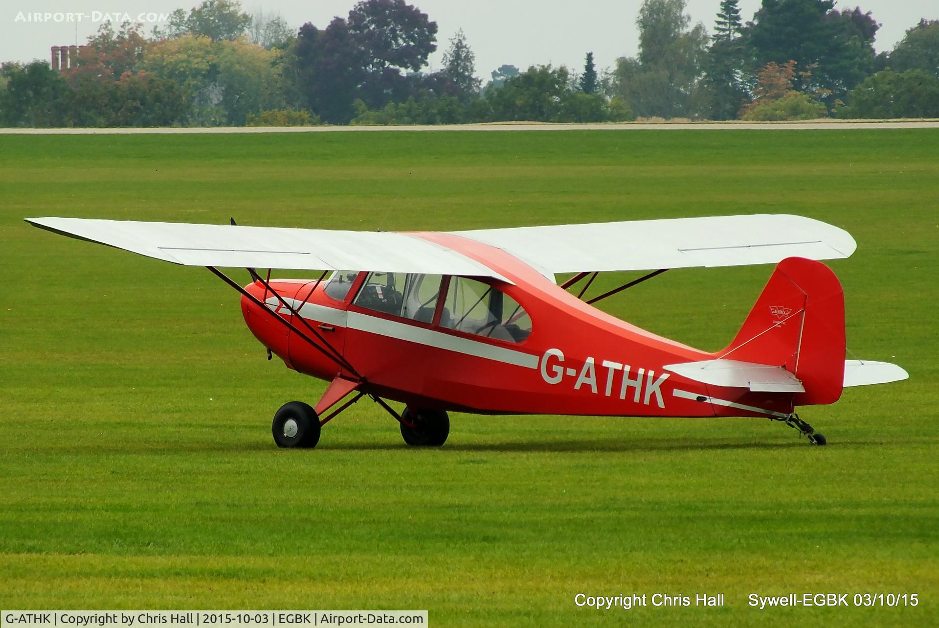 G-ATHK, 1946 Aeronca 7AC Champion C/N 7AC-971, at The Radial And Training Aircraft Fly-in
